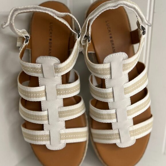 Lucky Brand Women's Emliey Gladiator Sandals Size 9.5 - Picture 1 of 8
